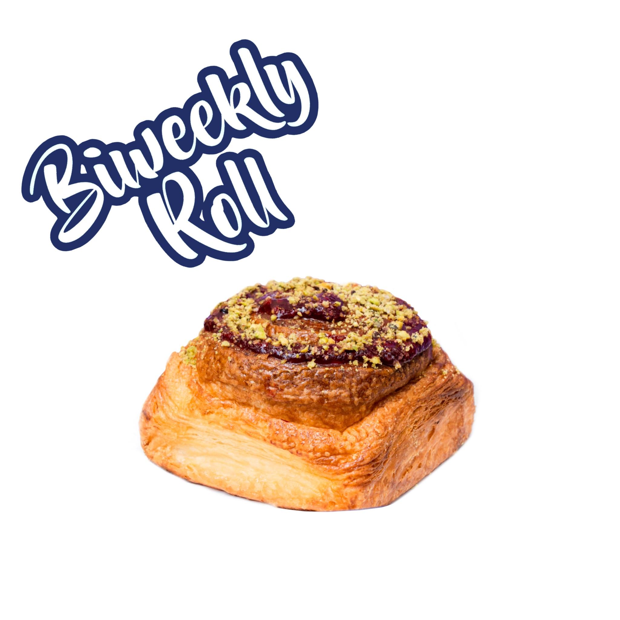 Pistachio and blackberry