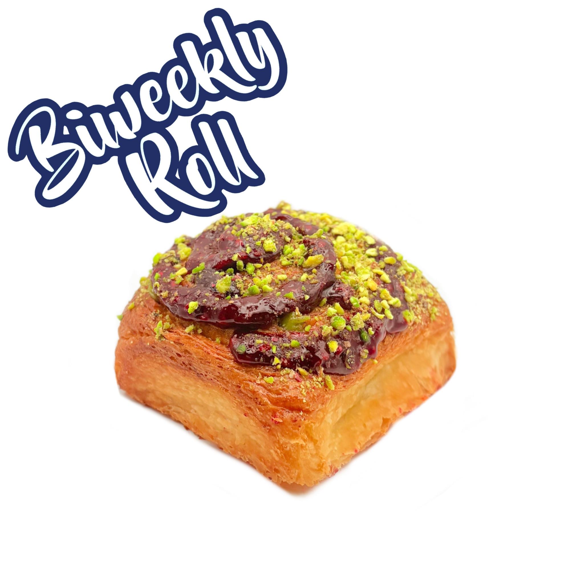 Pistachio and blackberry